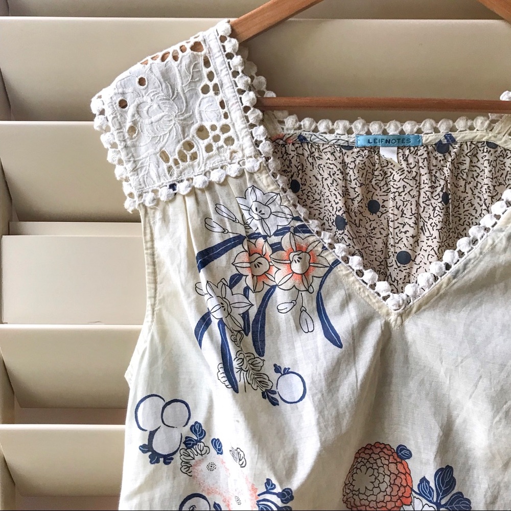 Anthropologie Leifnotes Field Biology Shirt